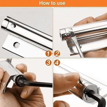 Automatic Door Closer Hinged Lock