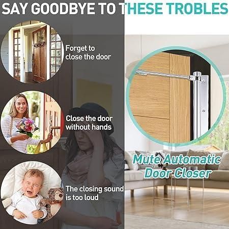 Automatic Door Closer Hinged Lock